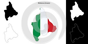 Bibbiena outline map
