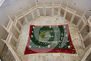 Tomb Interior, Bini-ka Maqbaba Mausoleum, Aurangabad, Maharashtra, India photo