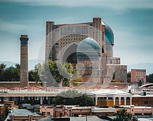 Bibi Khanum Mosque in Samarkand Uzbekistan