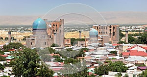 Bibi-Khanym mosque from Registan - Samarkand