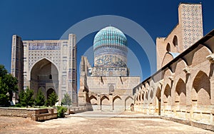 Bibi-Khanym mosque - Registan - Samarkand - Uzbekistan photo