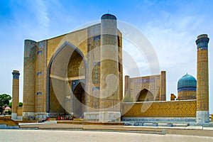 Bibi-Khanym mosque, Samarkand, Uzbekistan.