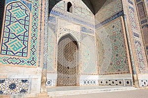 Bibi-Khanym Mosque in Samarkand, Uzbekistan. It is part of World Heritage Site.