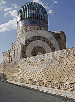 Bibi-Khanym Mosque in the uzbek city Samarkand