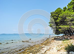 Bibinje beach, Croatia