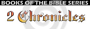 Bible book of 2 chronicles title font text chapter heading holy scripture spiritual type medieval typography testament fonts