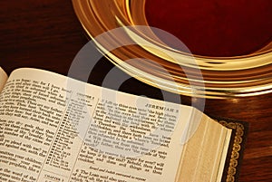 Bible and Collection Plate