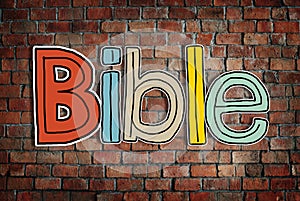 Bible Concepts on Brick Wall