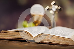 Bible, Eucharist, sacrament of communion background