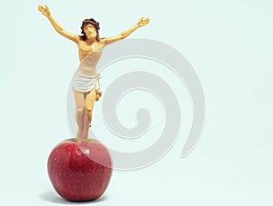 Bible Eva& x27;s Sin Red Apple