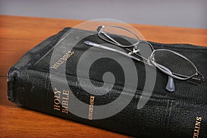 Bible and Glasses