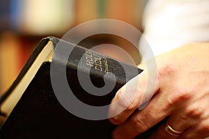 Bible in the Hands