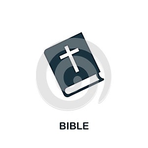 La Bibbia icona. semplice elemento religione. creativo la Bibbia icona progettazione del sito ragnatela modelli infografica un 