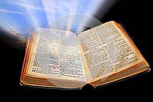 Bible light shines out of darkness