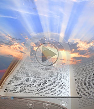 Bible light video clip