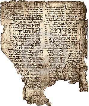 Bible manuscript.