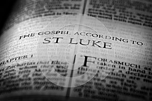Bible New Testament Christian Gospel St Luke Saint