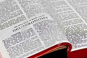 Bible Page - Deuteronomy