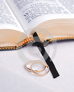 Bible and Rings 1