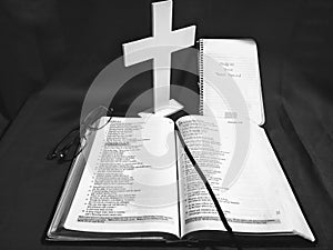 Bible scriptures/ study to show thyself approved in Black and White