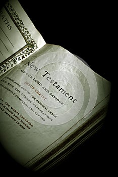 Bible series new testament sepia