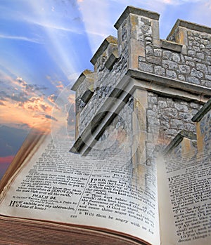 Bible is a tower and stronghold photo