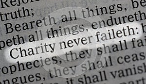 Bible verse 1 Corinthians 13:8, Charity Never Faileth