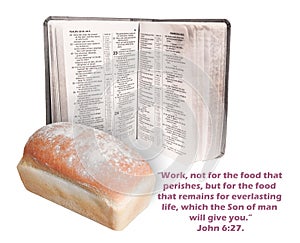 bible verse scripture god christ jesus bread food parable miracles pray prayer heaven kingdom