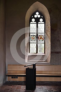 Bible and window