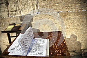 Book of Psalms at the Wailing Wall photo