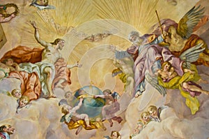 Biblical fresco