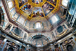 Biblical Paintings Dome Tombs San Lorenzo Medici Church Florence Italy