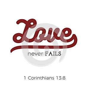 Biblical scripture verse from 1 corinthians,for use as poster, p