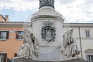 Biblical Statues in Rome, Italy