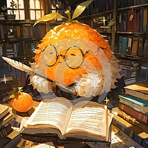 Bibliophile Orange: A Joyful Reader\'s Journey photo