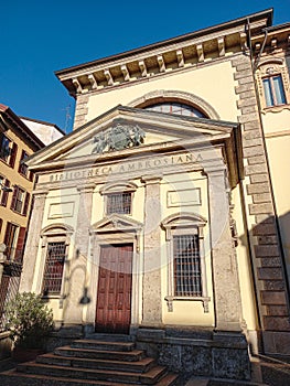 The Biblioteca Ambrosiana is a historic library in Milan