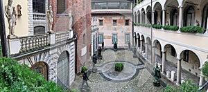 The Biblioteca Ambrosiana in Milan, Italy photo