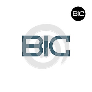 BIC Logo Letter Monogram Design photo