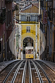 The Bica Funicular - Lisbon, Portugal photo