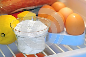 Bicarbonate inside of fridge