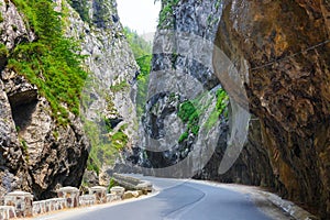 Bicaz Canyon in Romania
