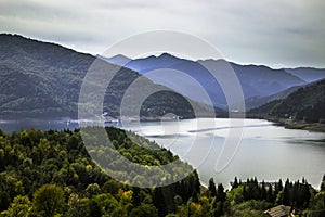 Bicaz dam in Romania. photo