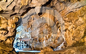 Bich Dong Cave at Ninh Binh Province in Vietnam photo