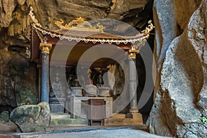 Bich Dong Pagoda Complex hidden in a cave