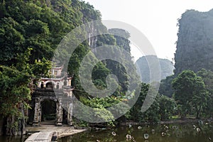 Bich Pagoda and Lime Stone, Tam Coc, Vietnam