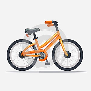 bicicle vector flat minimalistic isolated illustration