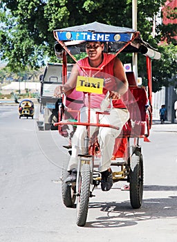 Bicitaxi In Havana