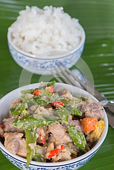 Bicol Express with Rice