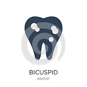 bicuspid icon in trendy design style. bicuspid icon isolated on white background. bicuspid vector icon simple and modern flat photo