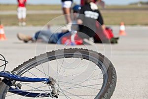 Bicycle accident